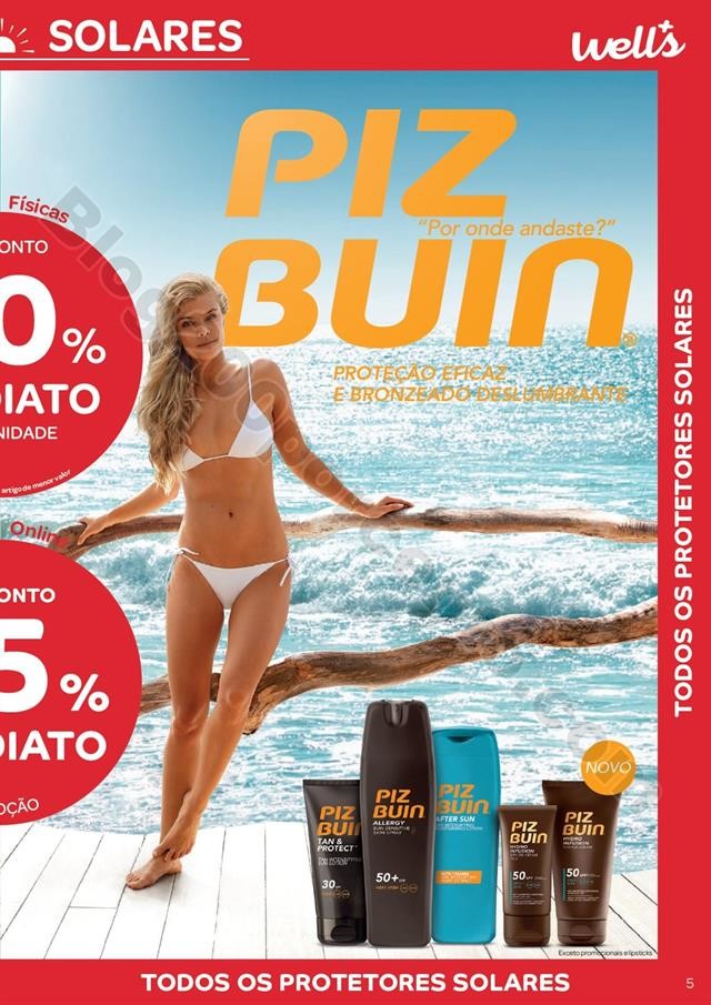 Antevisão Folheto WELLS Verão Promoções de 18 