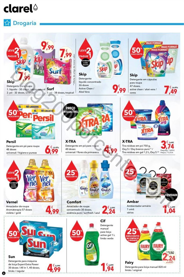 Antevisão Folheto CLAREL promoções de 29 setemb