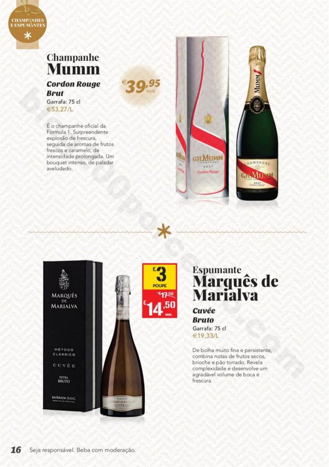 Antevisão Folheto CONTINENTE Bebidas Natal promo
