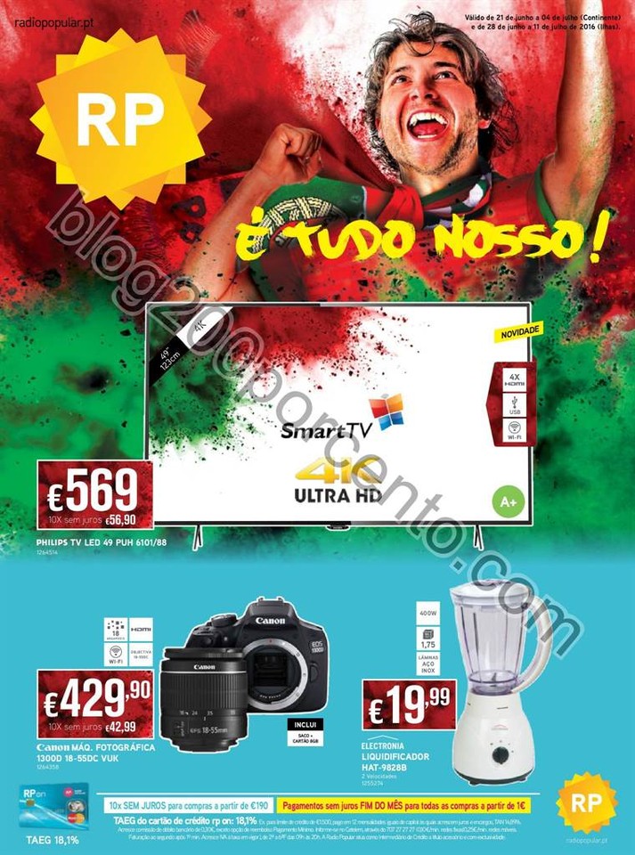 Antevisão Folheto RADIO POPULAR Promoções de 21