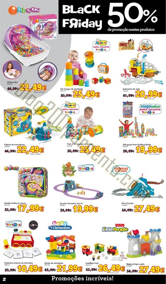 Antevisão Folheto TOYSRUS Black Friday promoçõe