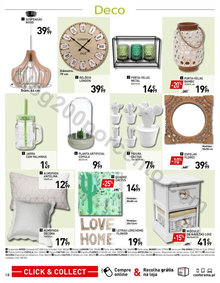 Novo FOlheto CONFORAMA Promoções de 8 a 29 junho