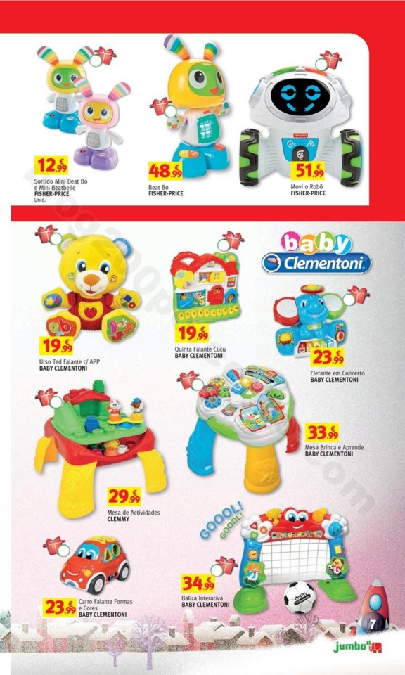 Antevisão Folheto JUMBO Brinquedos Natal promoç