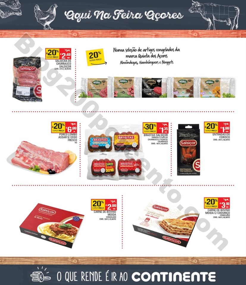 Novo Folheto CONTINENTE Feira Açores Promoções 