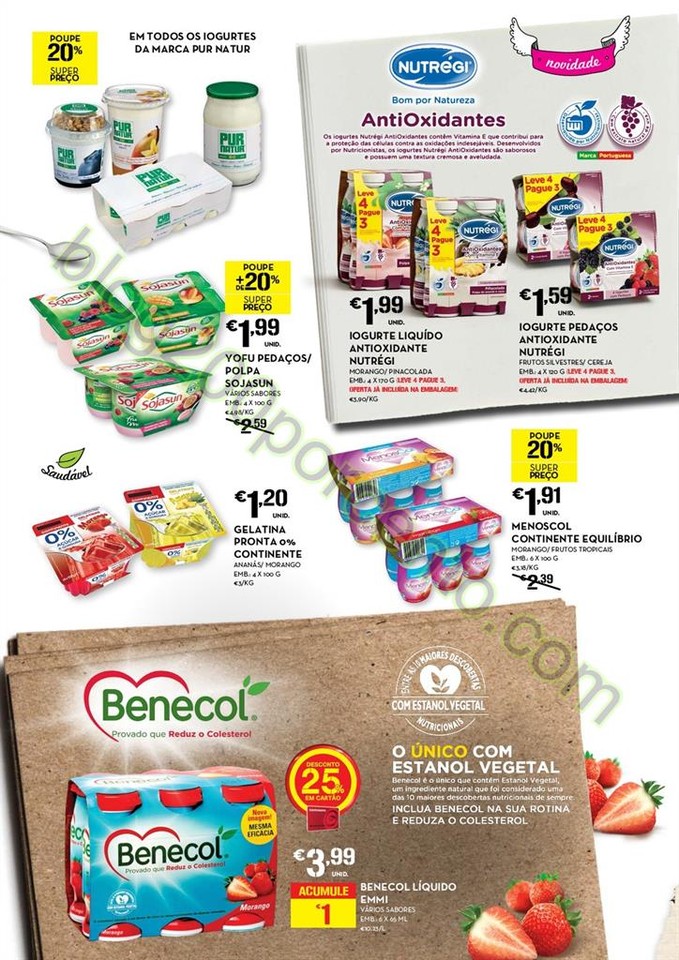 Novo Folheto CONTINENTE Alimentação saudável de