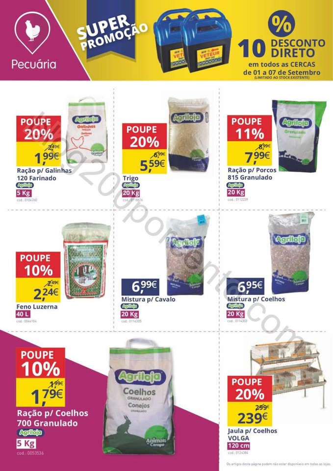 Antevisão Folheto AGRILOJA Promoções de 1 a 30 