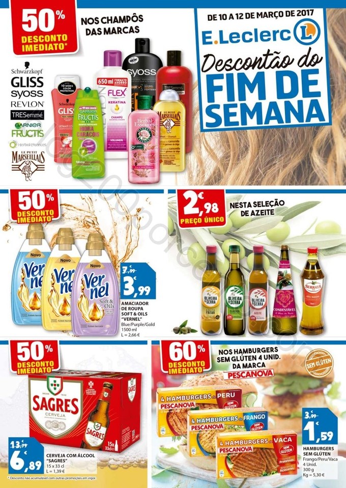 Antevisão Folheto E-LECLERC Fim de semana de 10 a