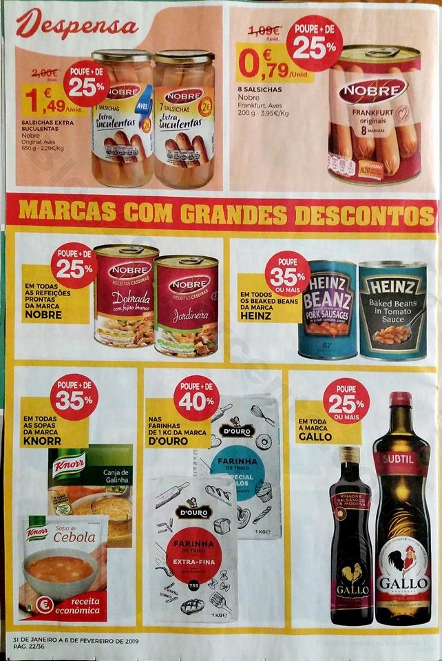 antevisao folheto Intermarche 31 janeiro a 6 fever