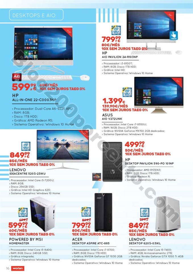 Antevisão Folheto WORTEN Especial promoções de 