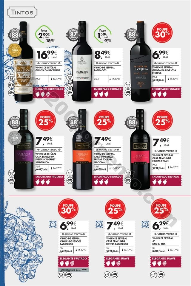 Antevisão Folheto PINGO DOCE Extra Vinhos Promoç