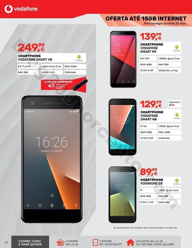 Antevisão Folheto WORTEN Mobile Promoções de 27