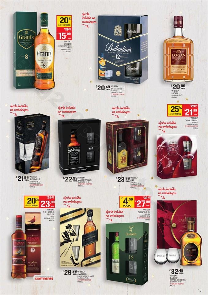 Continente Folheto Feliz Natal 19 novembro a 24 de