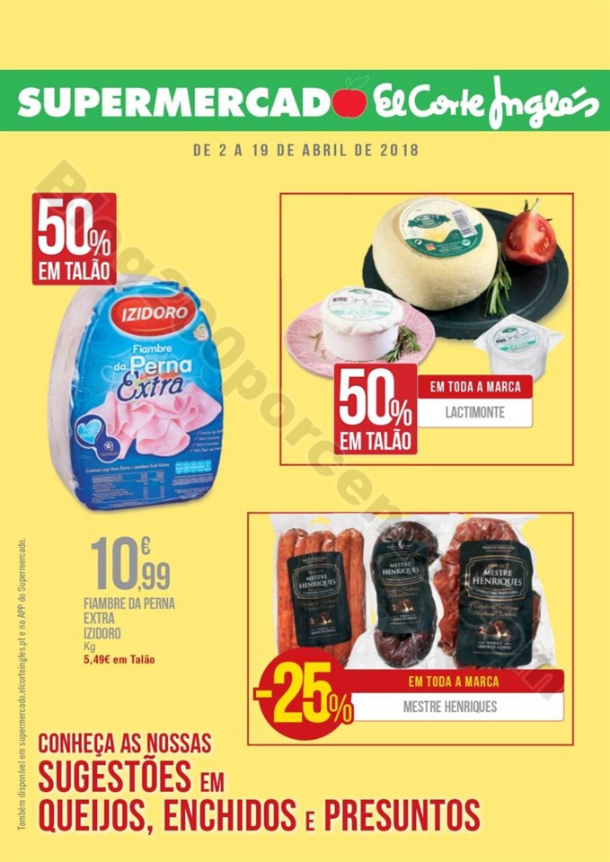 Antevisão Folheto EL CORTE INGLÉS Promoções de