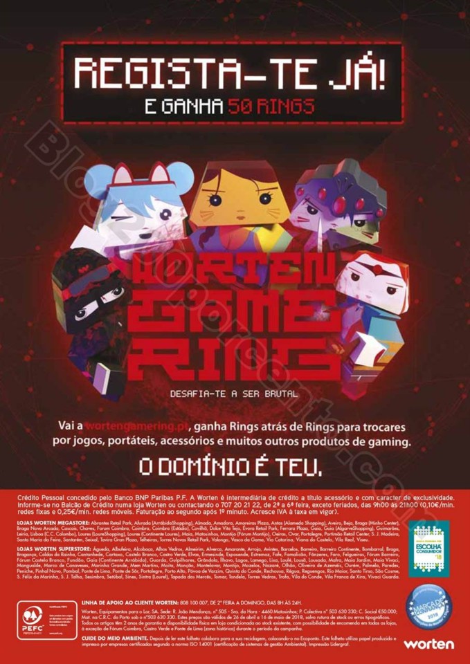 Antevisão Folheto WORTEN Gaming promoções de 26