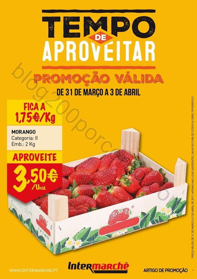 Antevisão Folheto INTERMARCHÉ Fim de semana de 3