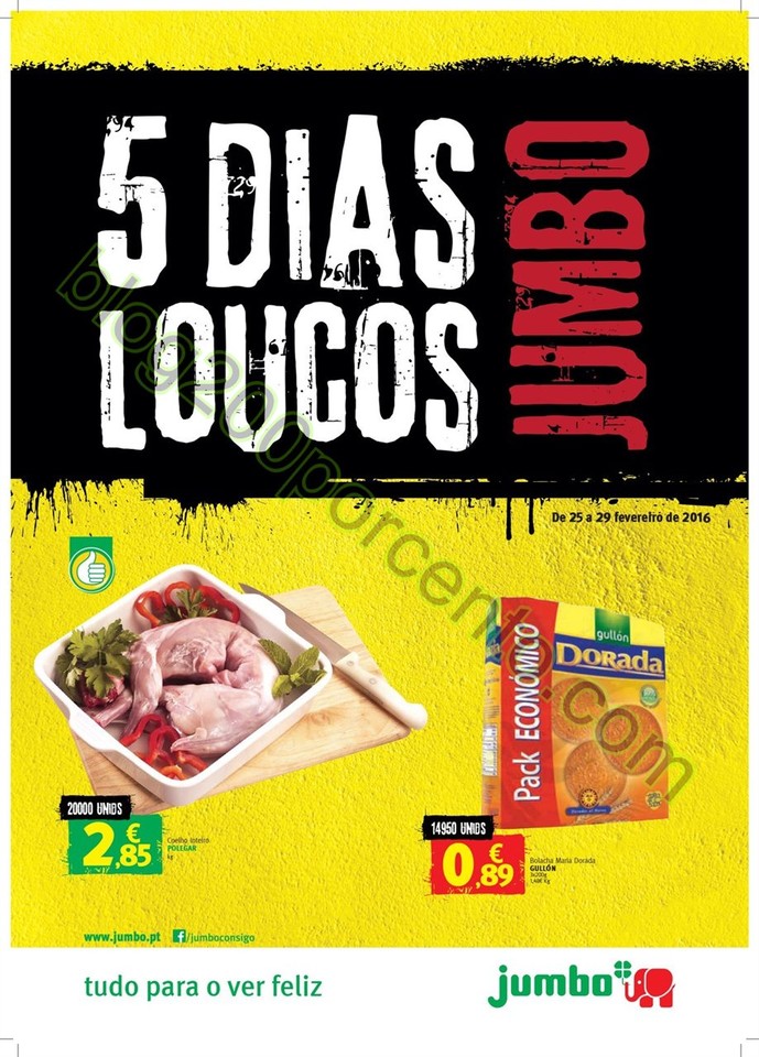 Antevisão Folheto JUMBO 5 Dias Loucos de 25 a 29 