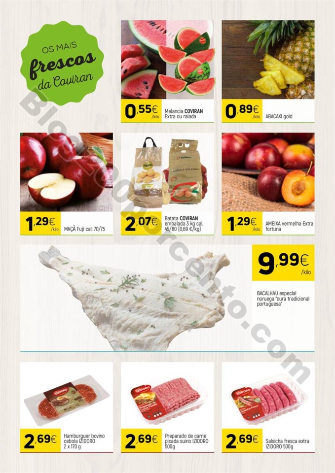 Antevisão Folheto COVIRAN Promoções de 31 julho