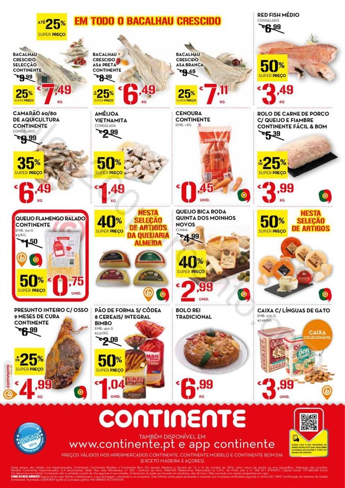 Antevisão Folheto CONTINENTE Fim de semana de 13 