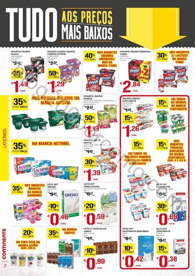 Antevisão Folheto CONTINENTE Madeira promoçãoz