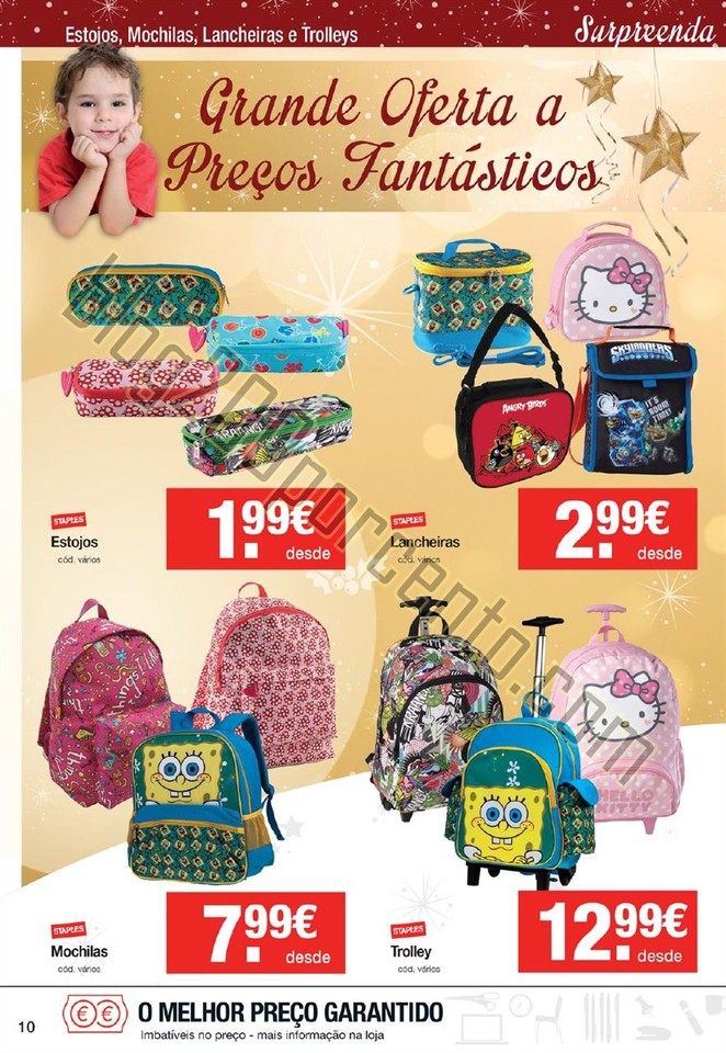 Antevisão Folheto STAPLES Natal promoções de 26