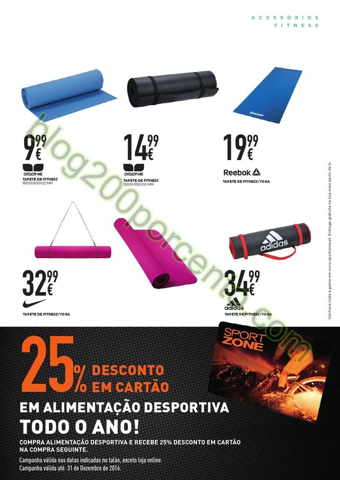 Novo Folheto SPORT ZONE Promoções até 31 outubr