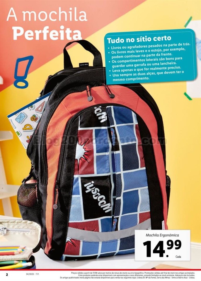 Antevisão Folheto LIDL Regresso às Aulas Promoç