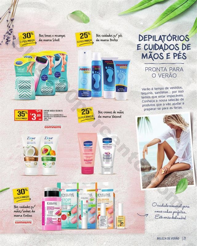 Antevisão Folheto CONTINENTE Beleza de Verão Pro
