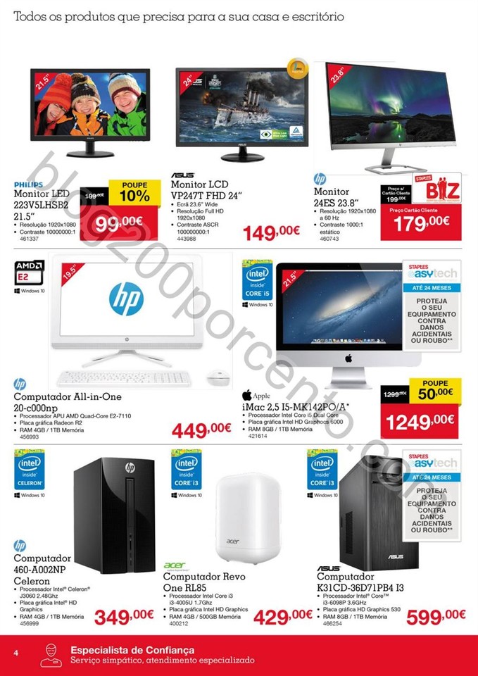 Antevisão Folheto II STAPLES Promoções de 29 de