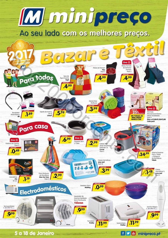 Antevisão Folheto MINIPREÇO Bazar promoções de