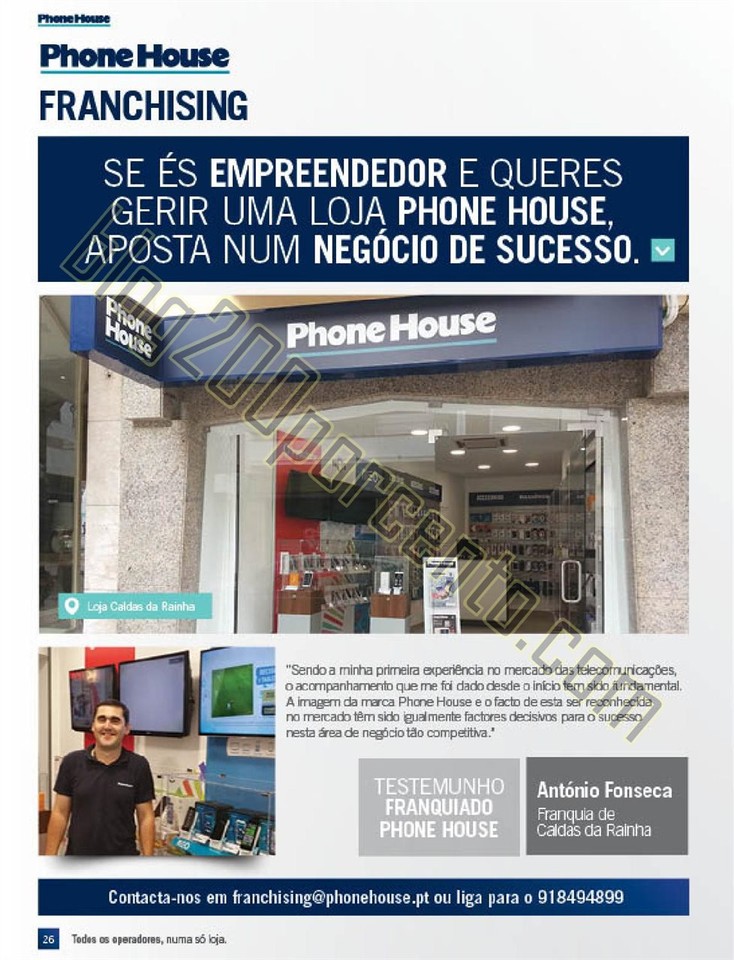 Novo Folheto PHONE HOUSE Natal promoções de 30 n