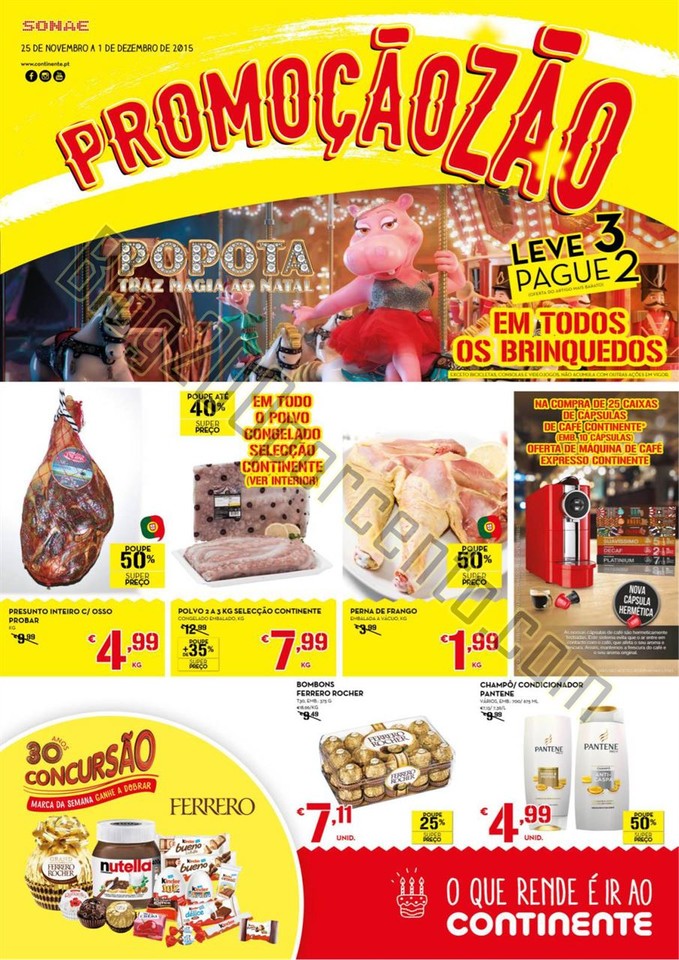 Antevisão Folheto CONTINENTE Madeira de 25 novemb