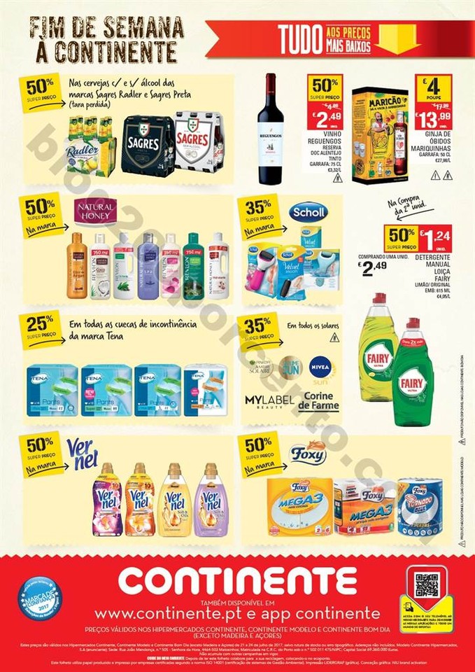 Antevisão Folheto CONTINENTE Fim de semana 21 a 2