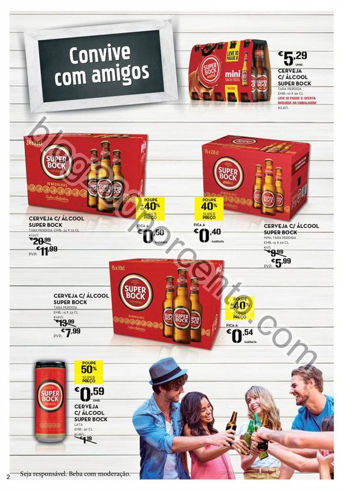 Antevisão Folheto CONTINENTE Bebidas promoções 
