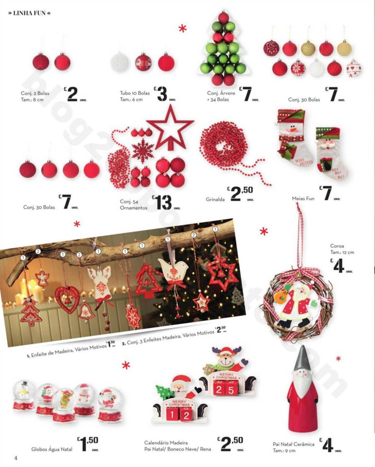 Antevisão Folheto NATAL Modelo decoração Natal 