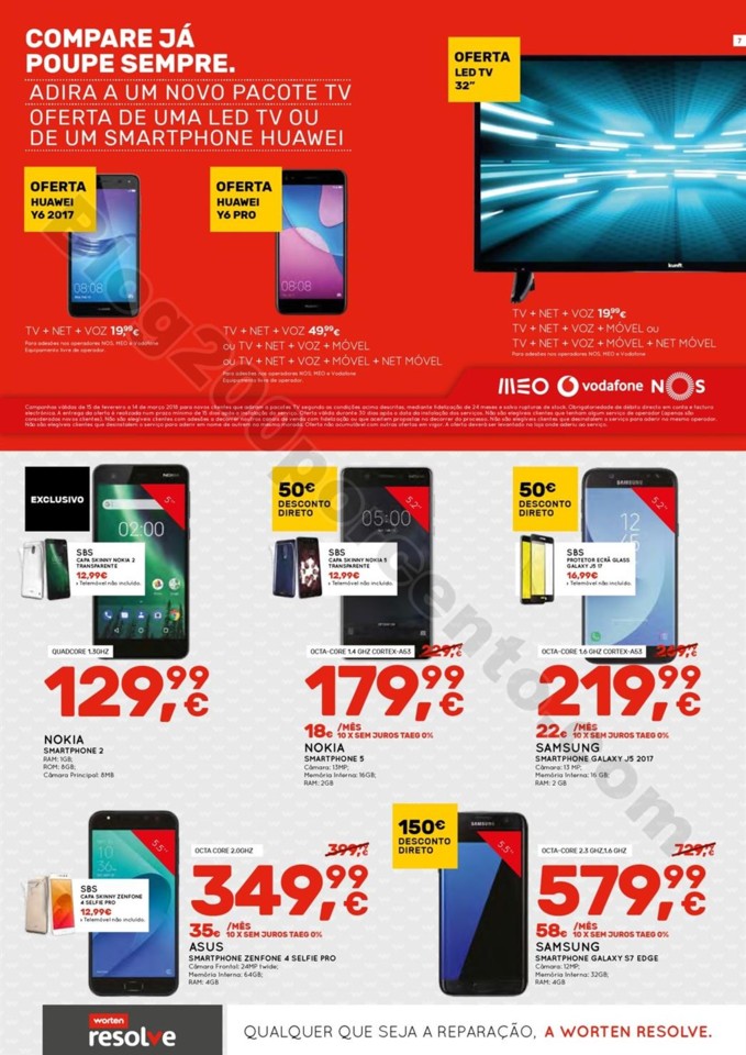 Antevisão Folheto WORTEN Promoções de 15 a 28 