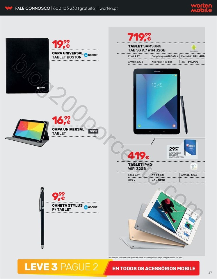 Novo Folheto WORTEN Mobile promoções até 10 mai