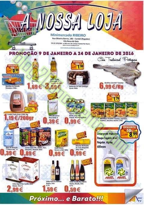 Antevisão Folheto A NOSSA LOJA Promoções de 9 a