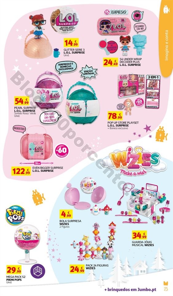 Antevisão Catálogo JUMBO Brinquedos Natal promo