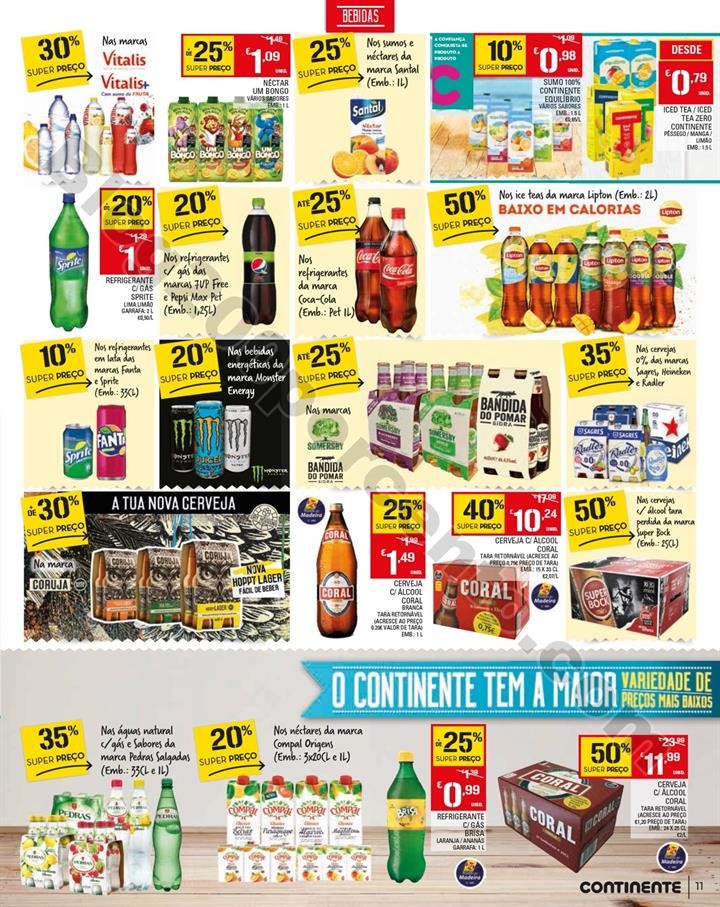 Antevisão Folheto CONTINENTE 8 a 14 outubro Madei