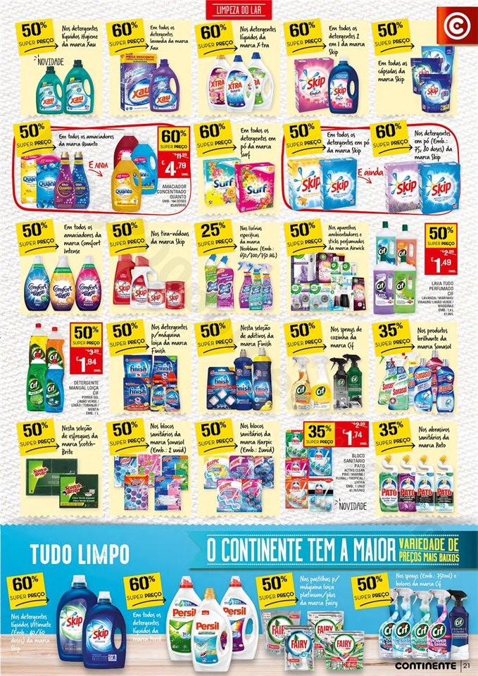 Antevisão Folheto CONTINENTE Promoções de 19 a 