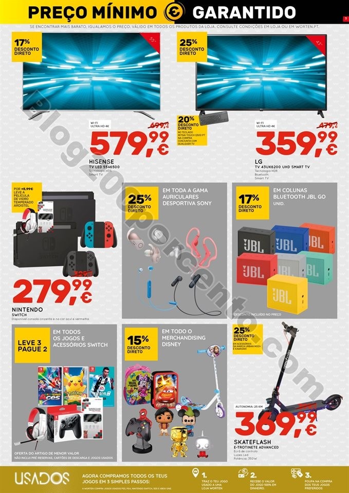 Antevisão Folheto WORTEN Promoções de 7 a 13 ja