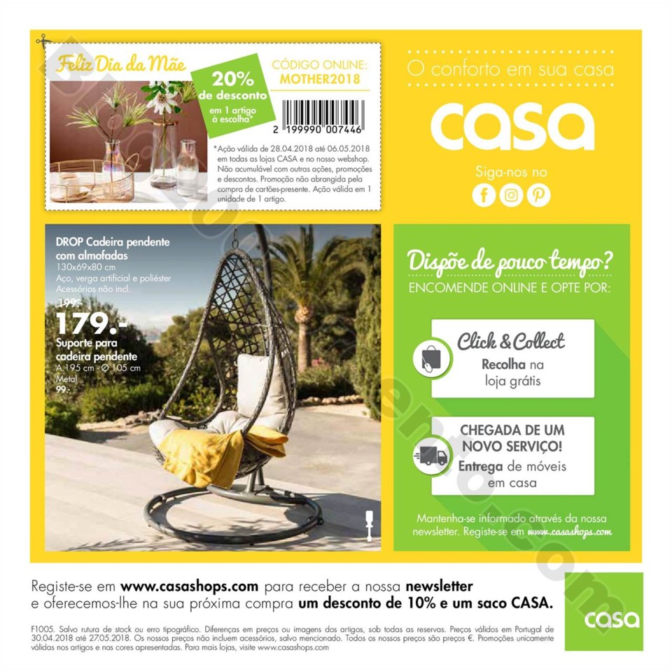 Antevisão Folheto CASA Promoções de 30 abril a 