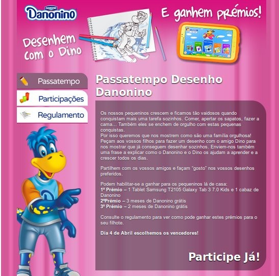 Passatempo | DANONE | desenha o Danonino