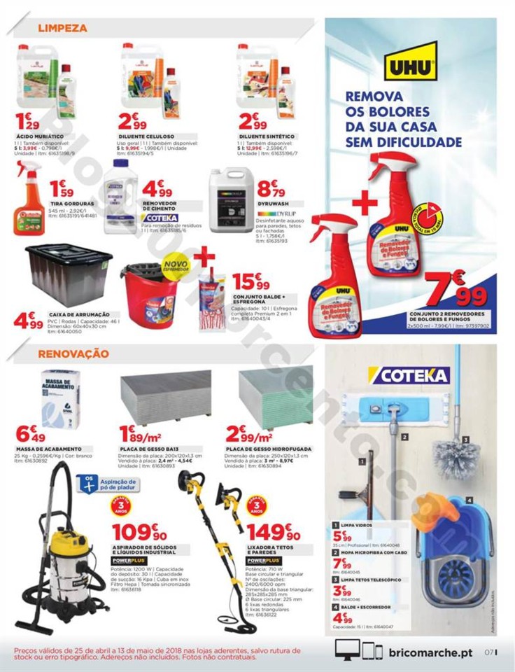 Antevisão Folheto BRICOMARCHÉ Promoções de 25 
