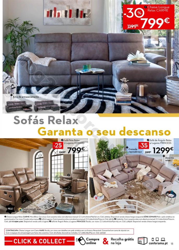 Antevisão Folheto CONFORAMA Promoções de 8 mar
