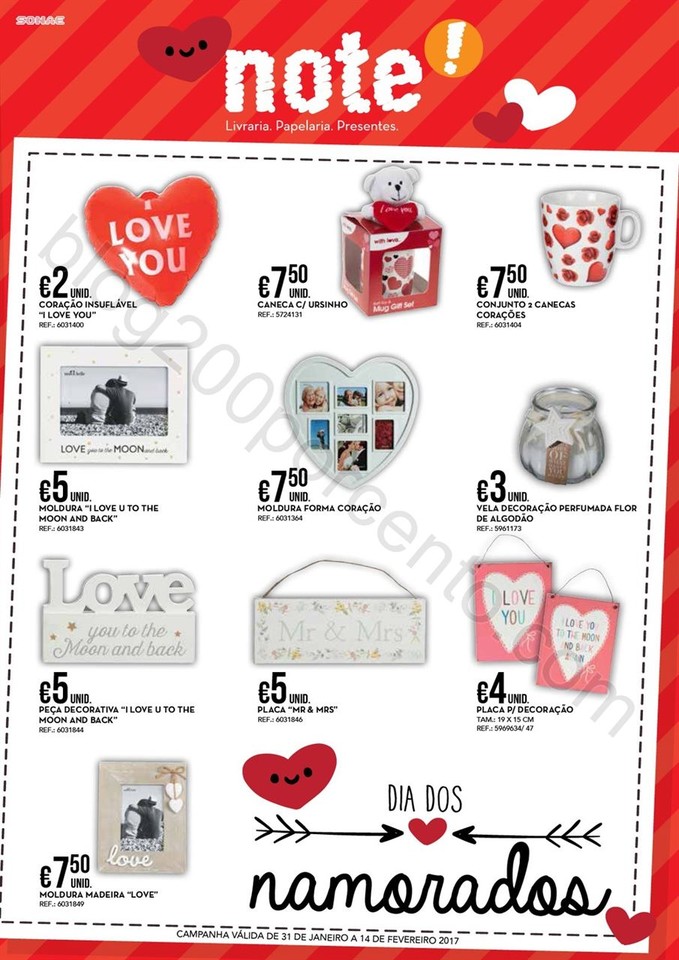 Antevisão Folheto NOTE Especial dia dos Namorados