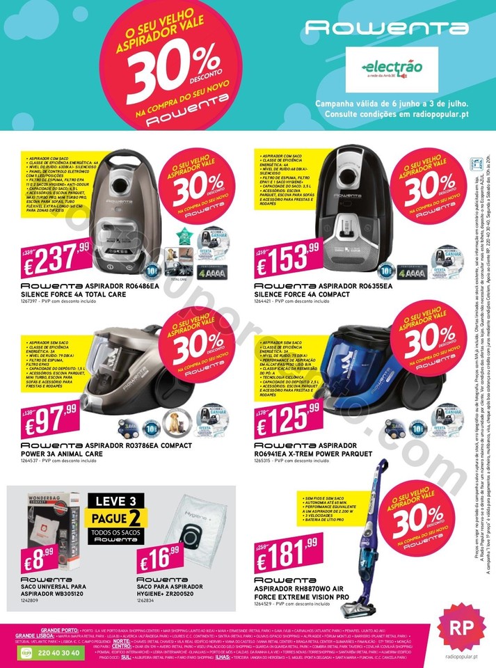 Antevisão Folheto RADIO POPULAR Promoções de 6 