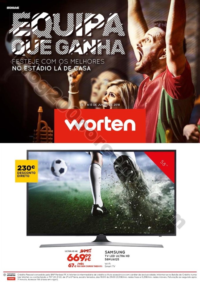 Antevisão Folheto WORTEN Promoções de 7 a 13 ju