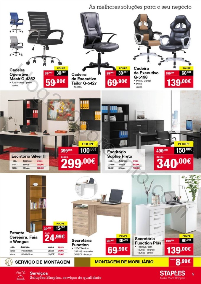 Antevisão Folheto STAPLES Promoções de 17 a 23 