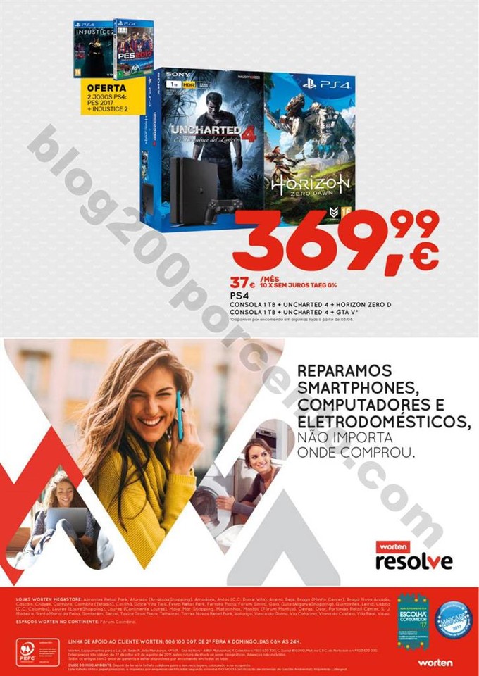 Antevisão Folheto WORTEN Promoções de 27 julho 